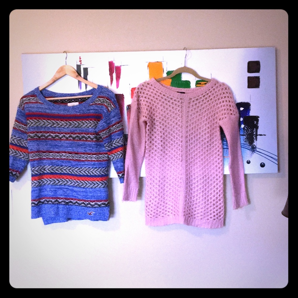 Nice sweater. Hollister and Rue21.